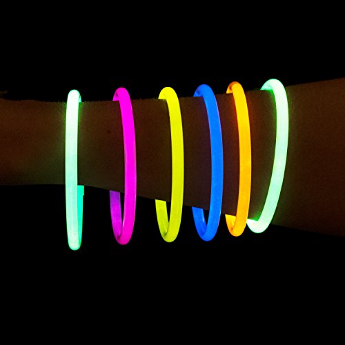 Pulseras fluorescentes.