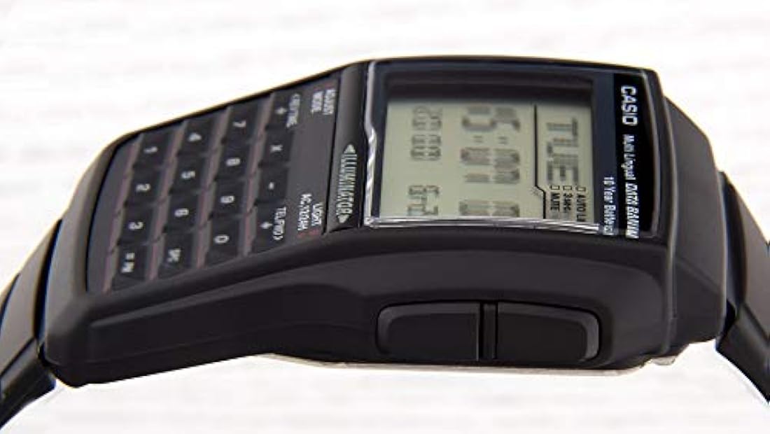 Casio Collection Reloj digital para hombres con calculadora