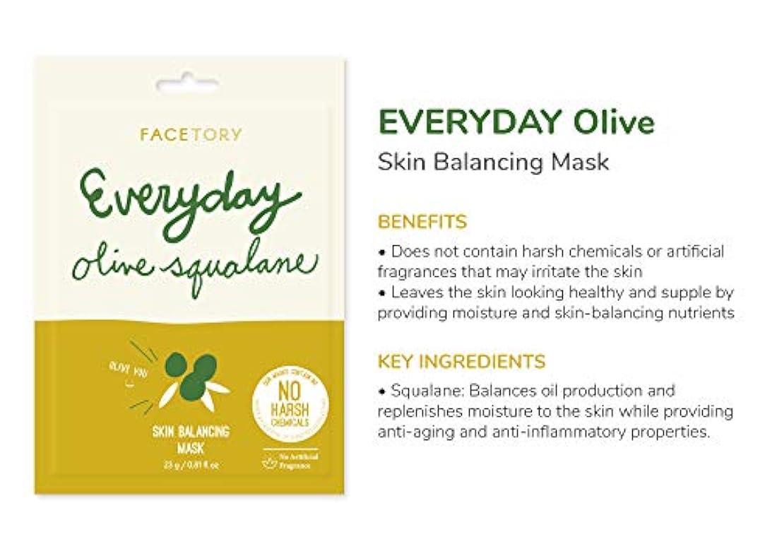 Everyday Juego de 8 máscaras de hoja–Revitalizante