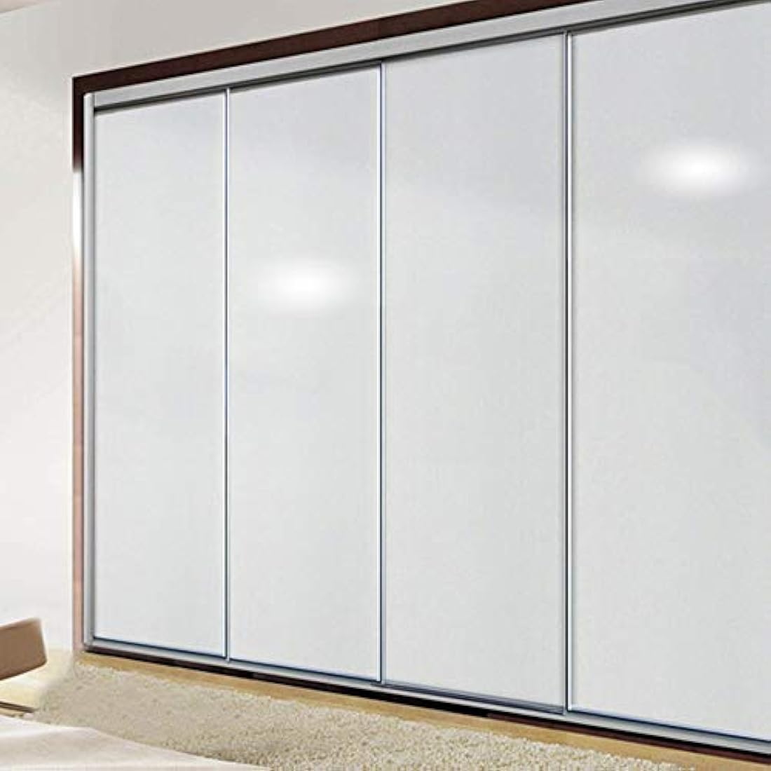 Abyssaly - Papel pintado de vinilo blanco brillante