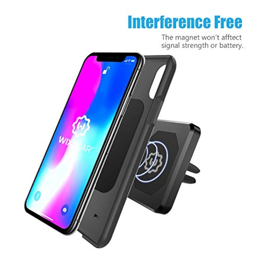 Soporte de coche o, magnético para teléfonos móviles WixGear
