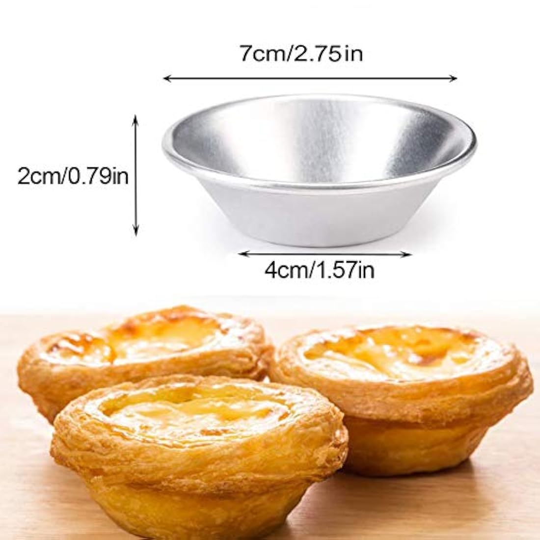 Molde para galletas (20 unidades, aluminio revestid