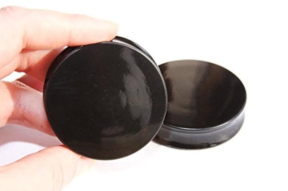 Transparente túnel oreja Ear plug Piercing molde. Big túnel tamaño. 38 mm. (un par, 2 piezas), incluye EE. UU. Envío.