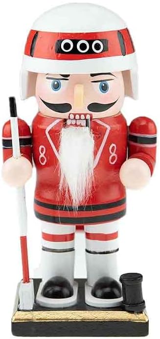 Nutcracker Jugador de Hockey 6 Clever Creations, Decoración Navidad