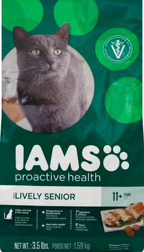 Alimento seco Iams Proactive, saludable para gatos ancianos