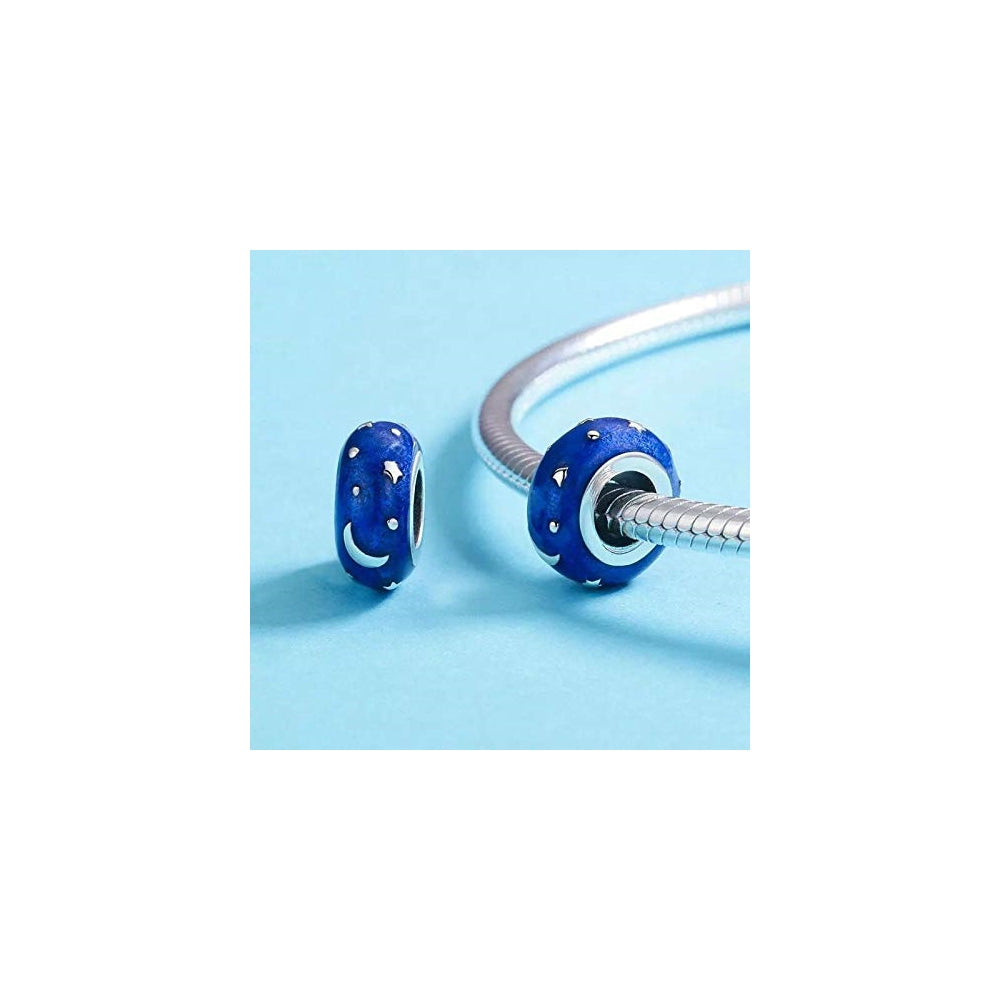 Dijes y Medallas espaciadora de plata 925