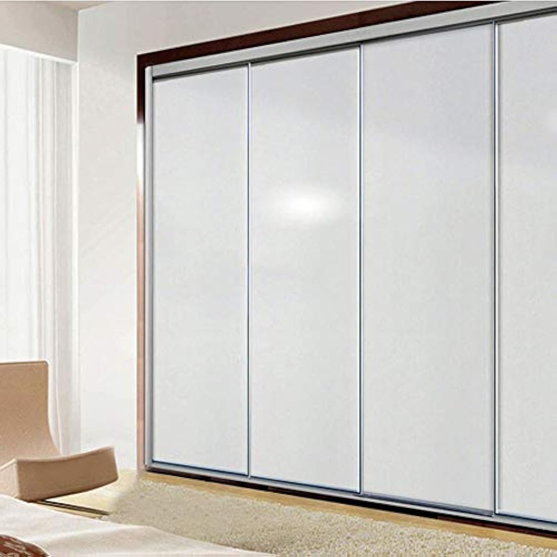 papel vinilo autoadhesivo blanco con purpurina (15.8 x 79)