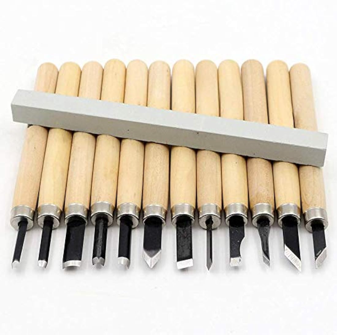 Juego de 12 herramientas de tallado de madera