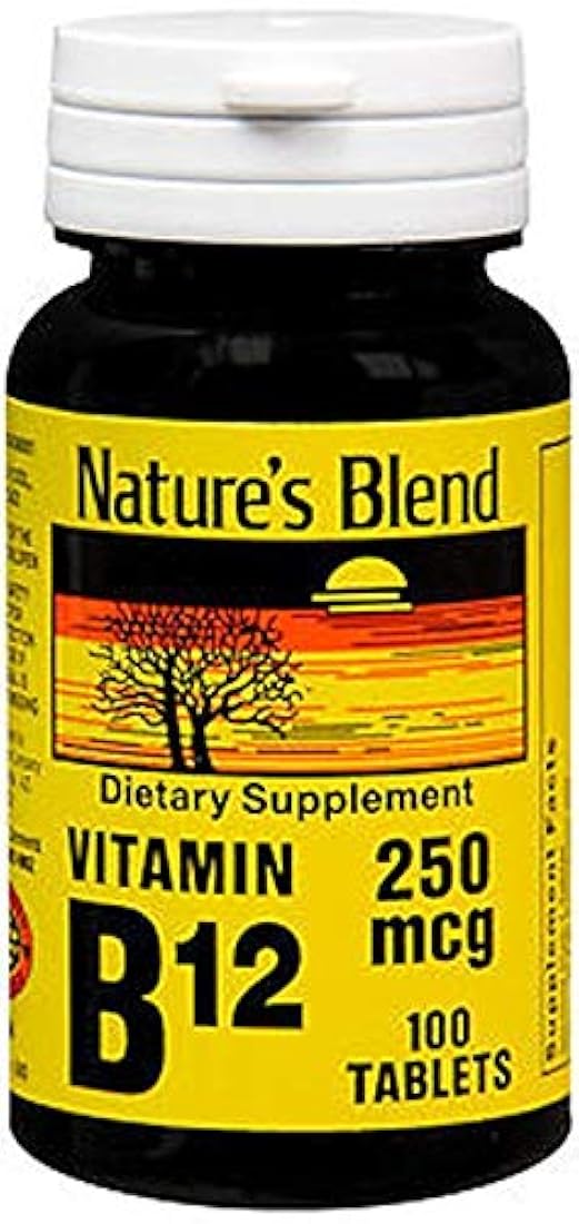 NAT B Vitamina B-12 TB 250MCG 100