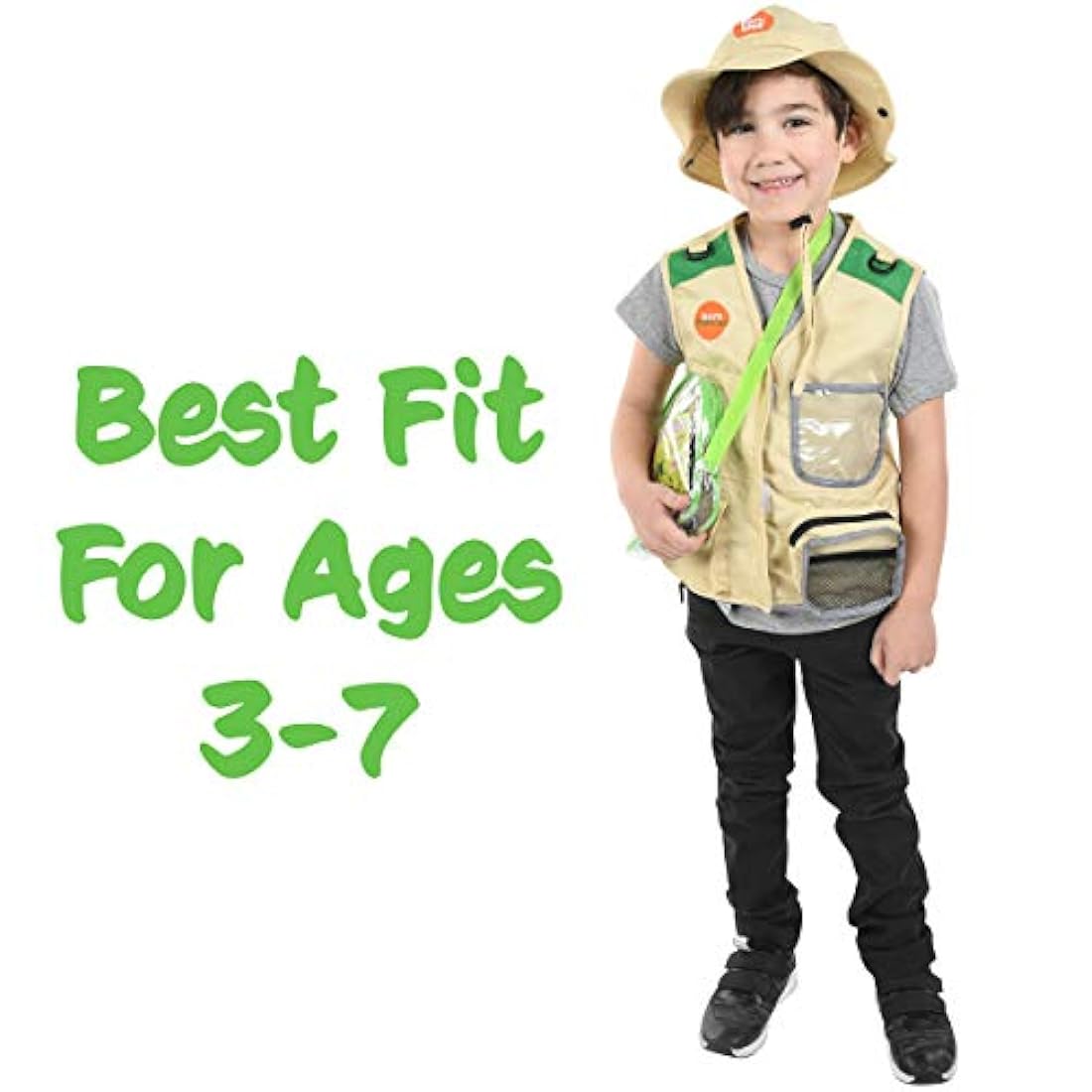 kit de aventura o disfraz completo niños Explorador