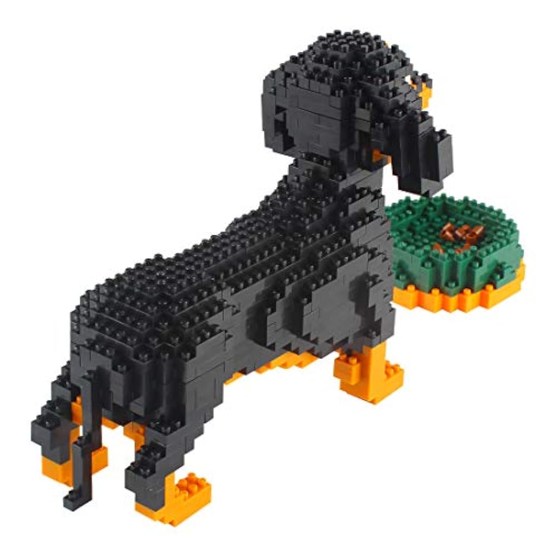 Larcele Mini bloques de construcción de perros para mascotas