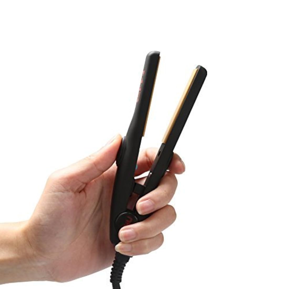 MHU mini plancha alisadora de cabello de cerámica