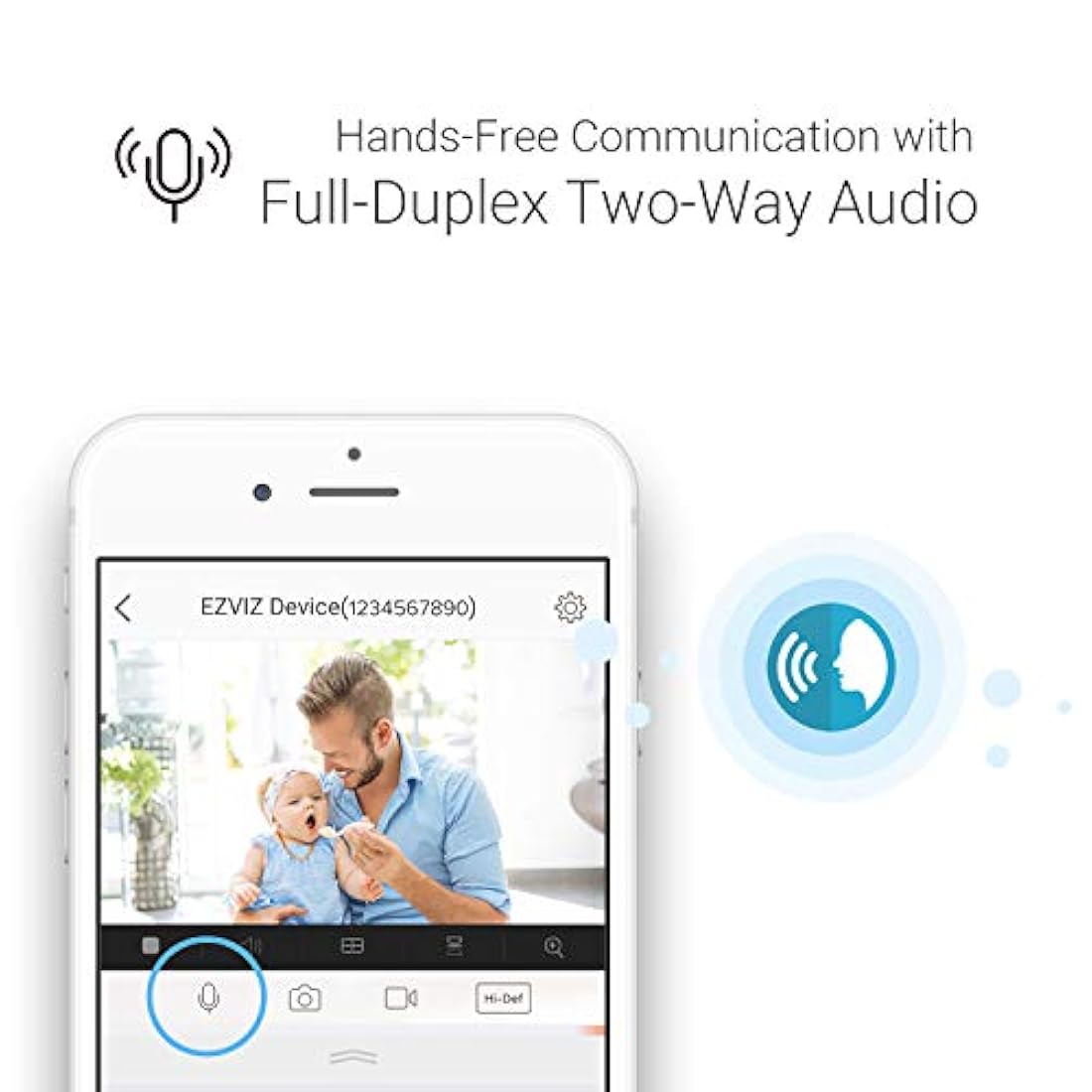 Cámara de seguridad EZVIZ C1C 1080p/720p WiFi interior