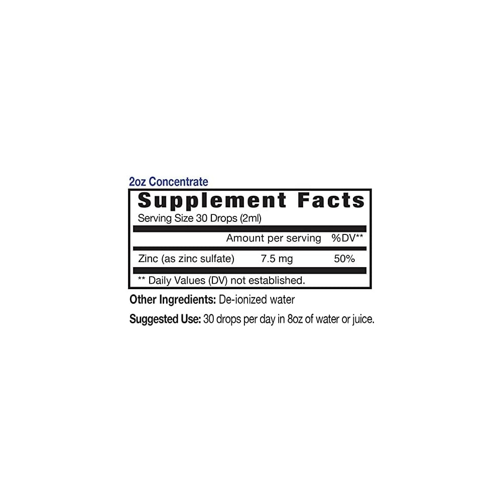 Suplementos Zinc Mineral Supplement 60ml