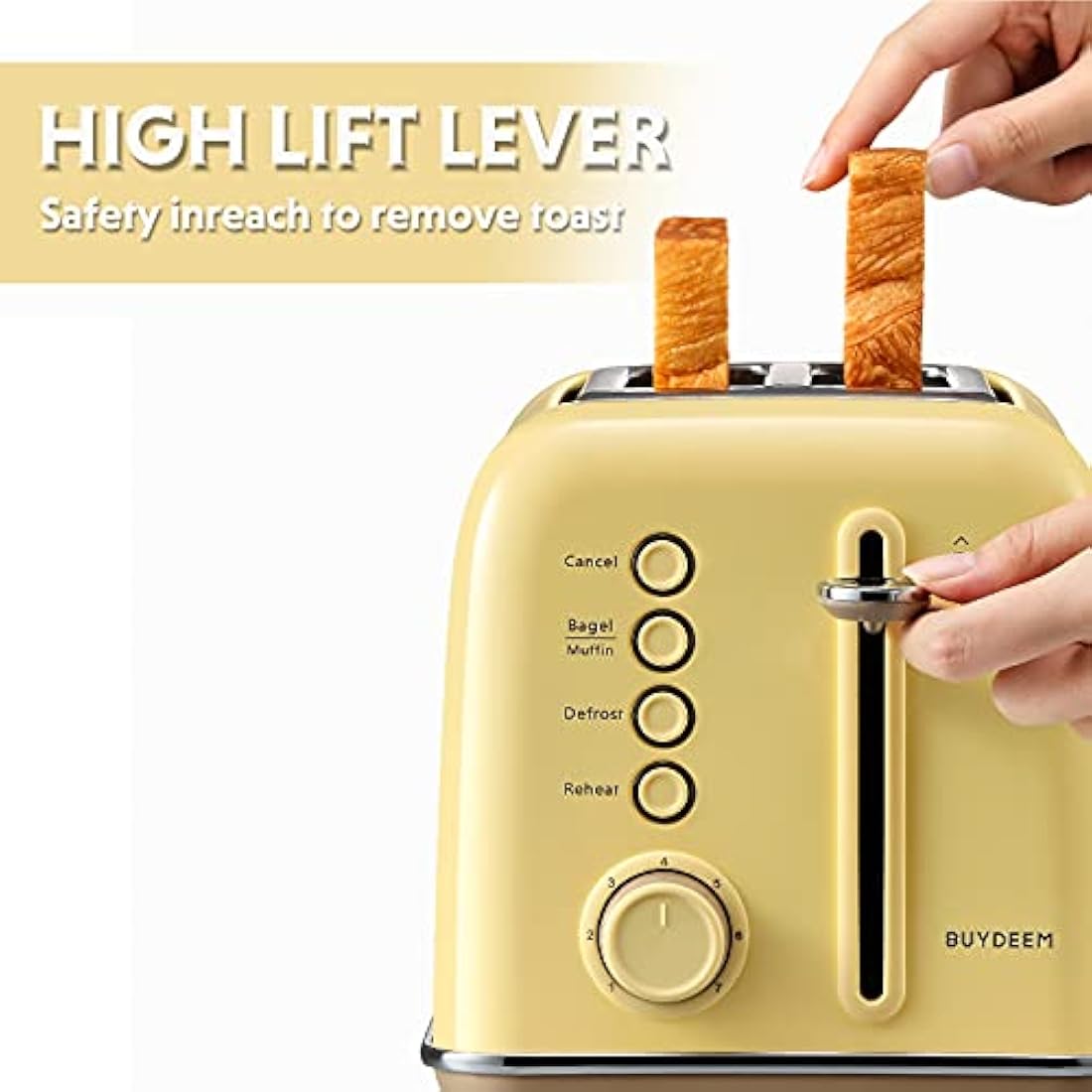 Tostadoras de 2 rebanadas ranuras extra anchas acero