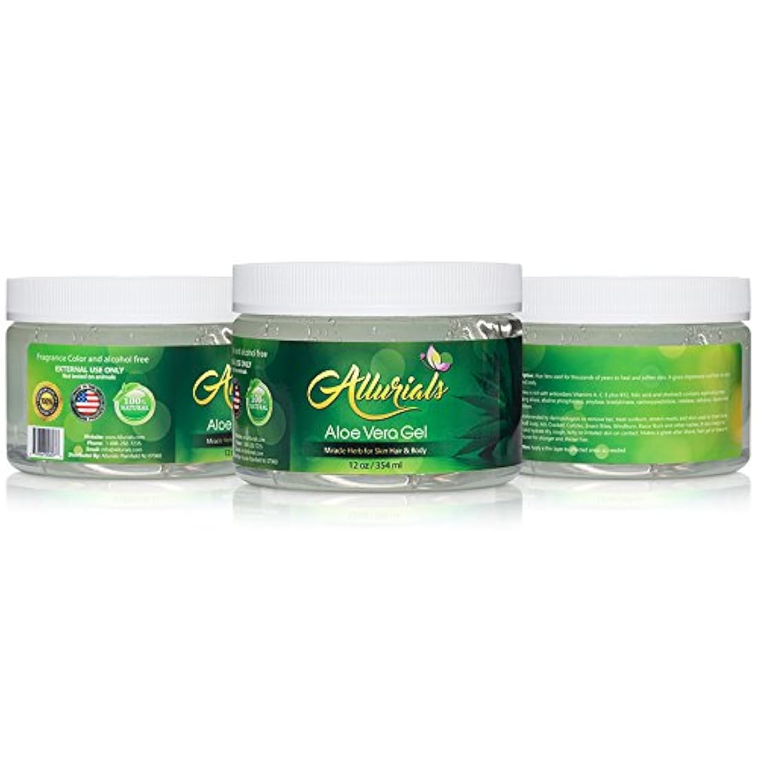 Gel Allurials - de aloe vera natural, 100% puro