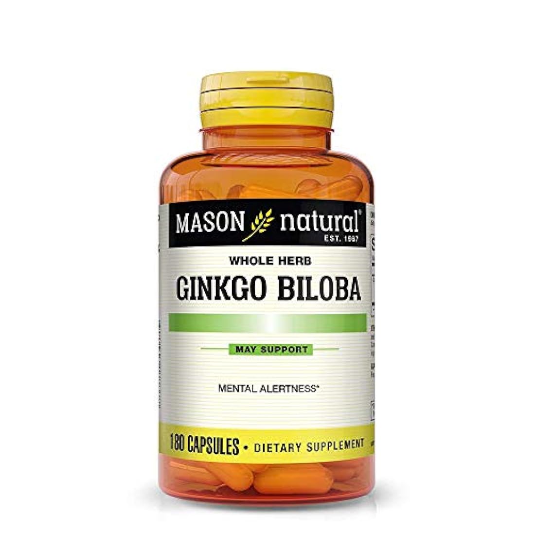 Vitaminas Mason hojas de ginkgo biloba en polvo 0.018 oz