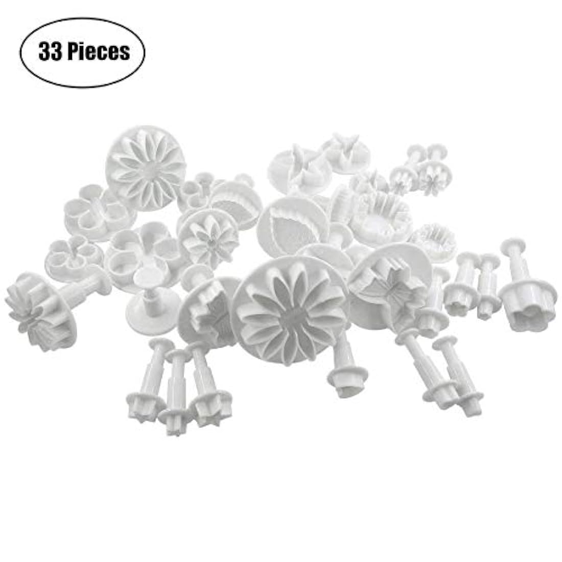 Daycount Set de herramientas de decoración de tortas 33 pcs