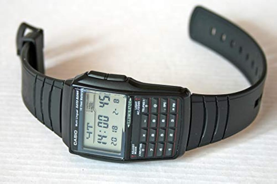 Casio Collection Reloj digital para hombres con calculadora