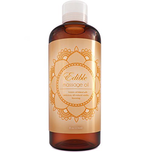 Aceite de masaje sensual puro de vainilla para el cuerpo