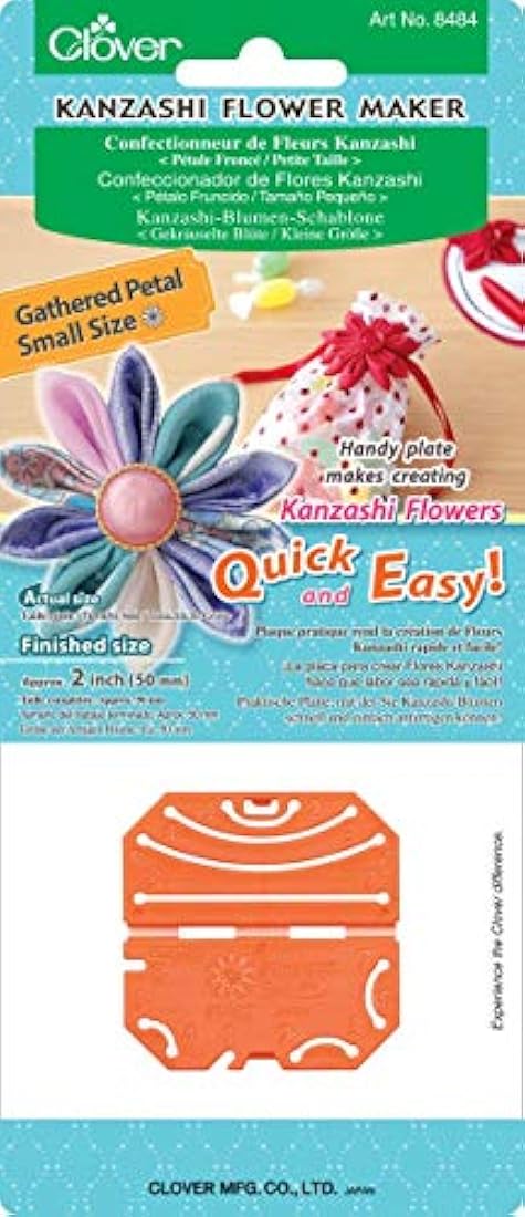 Clover – Plantilla para creación de flores Kanzashi