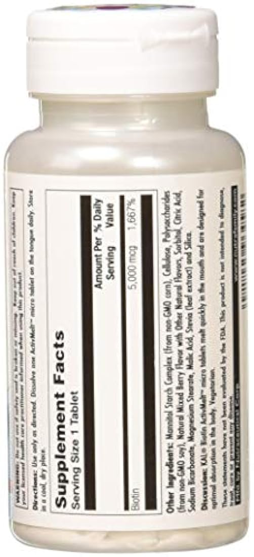 Biotina actimelt (mezcla de bayas 5000 mcg) Kal 100 tabs