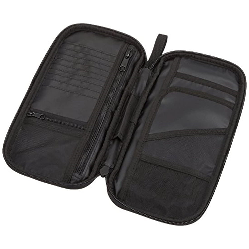 Portadocumentos de viaje color negro