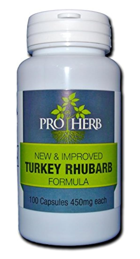 Pro zacate, Turquía ruibarbo 450 mg, 100 Cápsulas