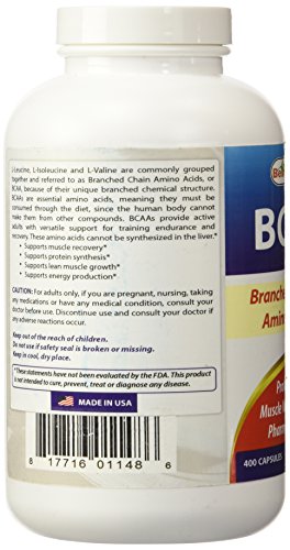 Best Naturals BCAA 3200 mg 400 cápsulas