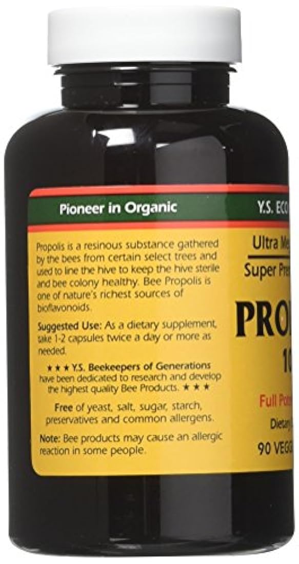 Granjas de abeja orgánica de 0,035 oz 90 cápsulas, 1