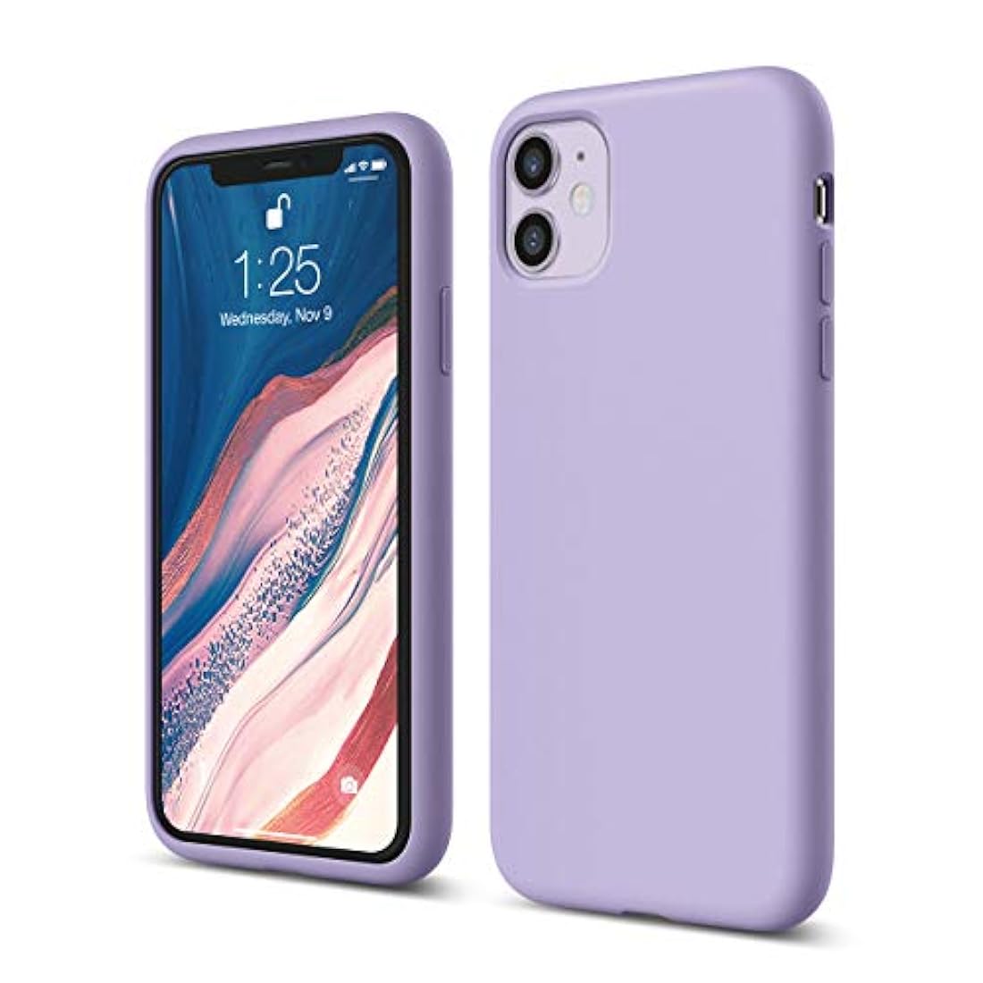 Carcasa de silicona para iPhone 11, diseño de labios largos