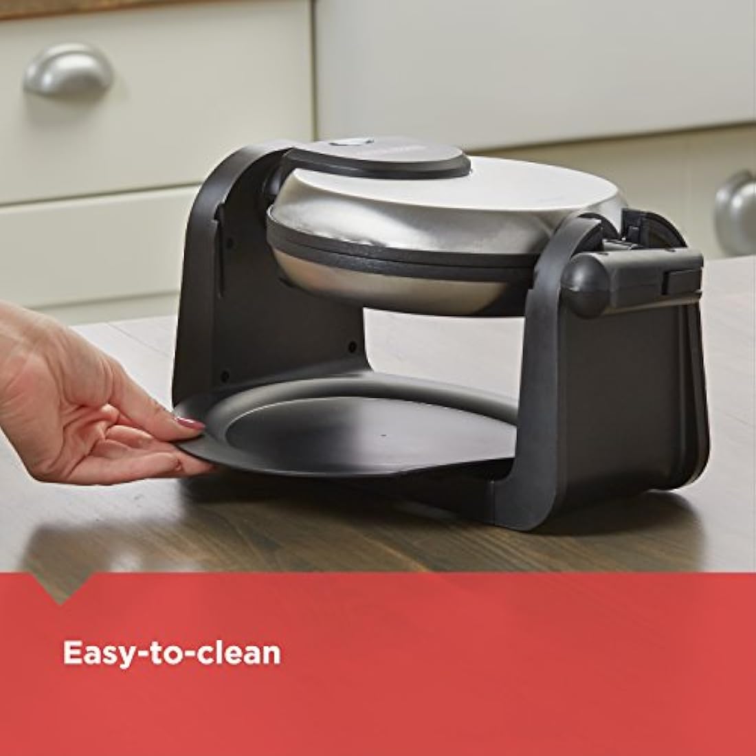 máquina para hacer waffles, plateada