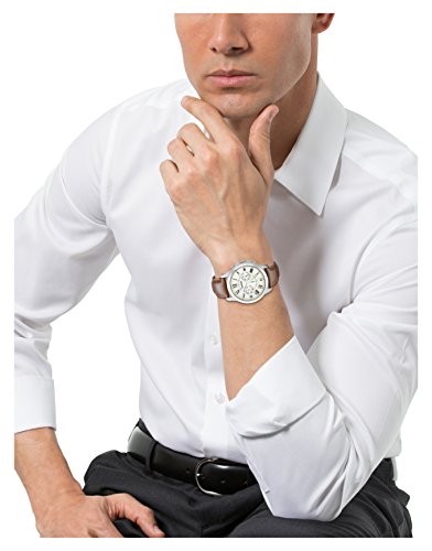 Reloj de cuero marrón