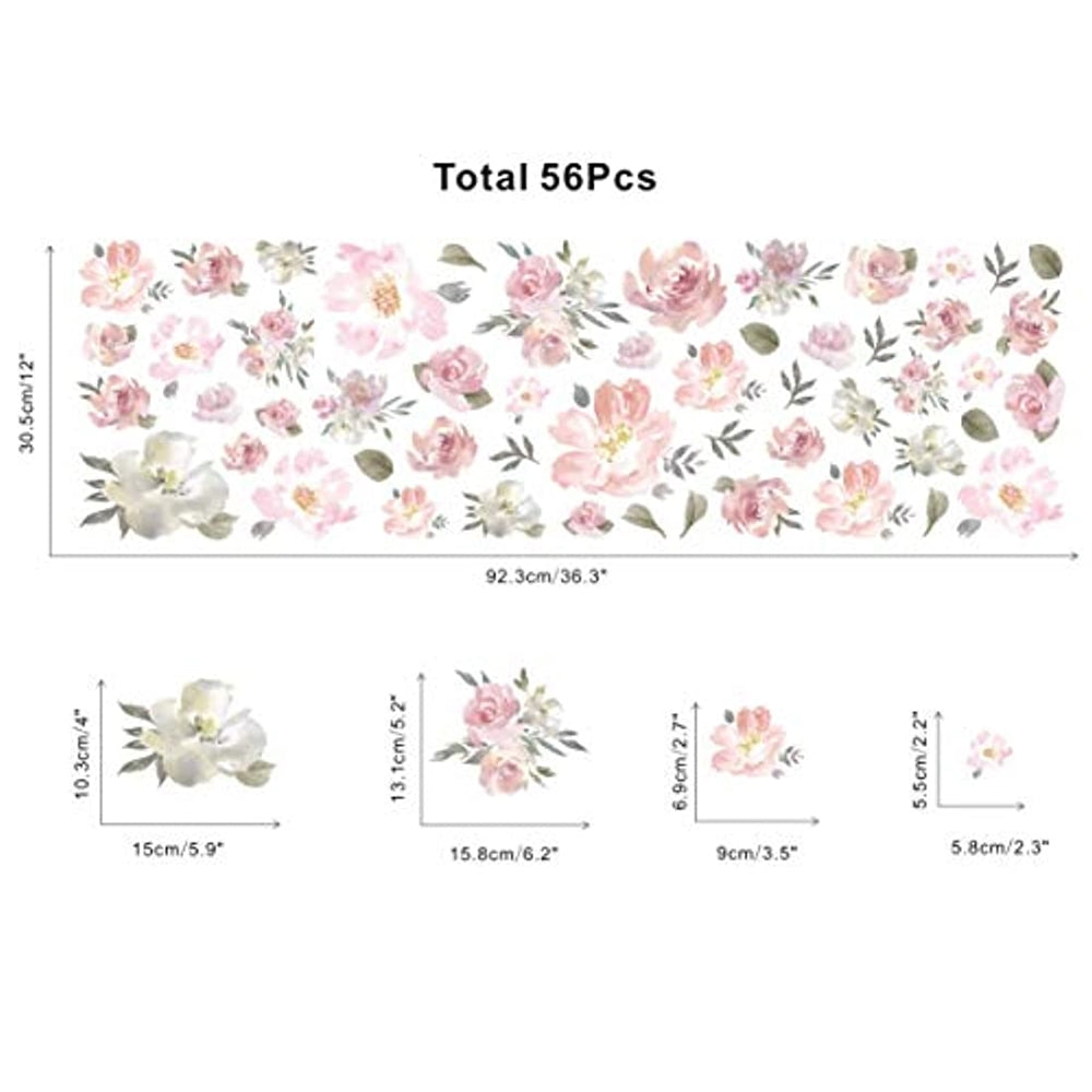 Vinilos Decorativos Adhesivo decorativo con diseño de flores