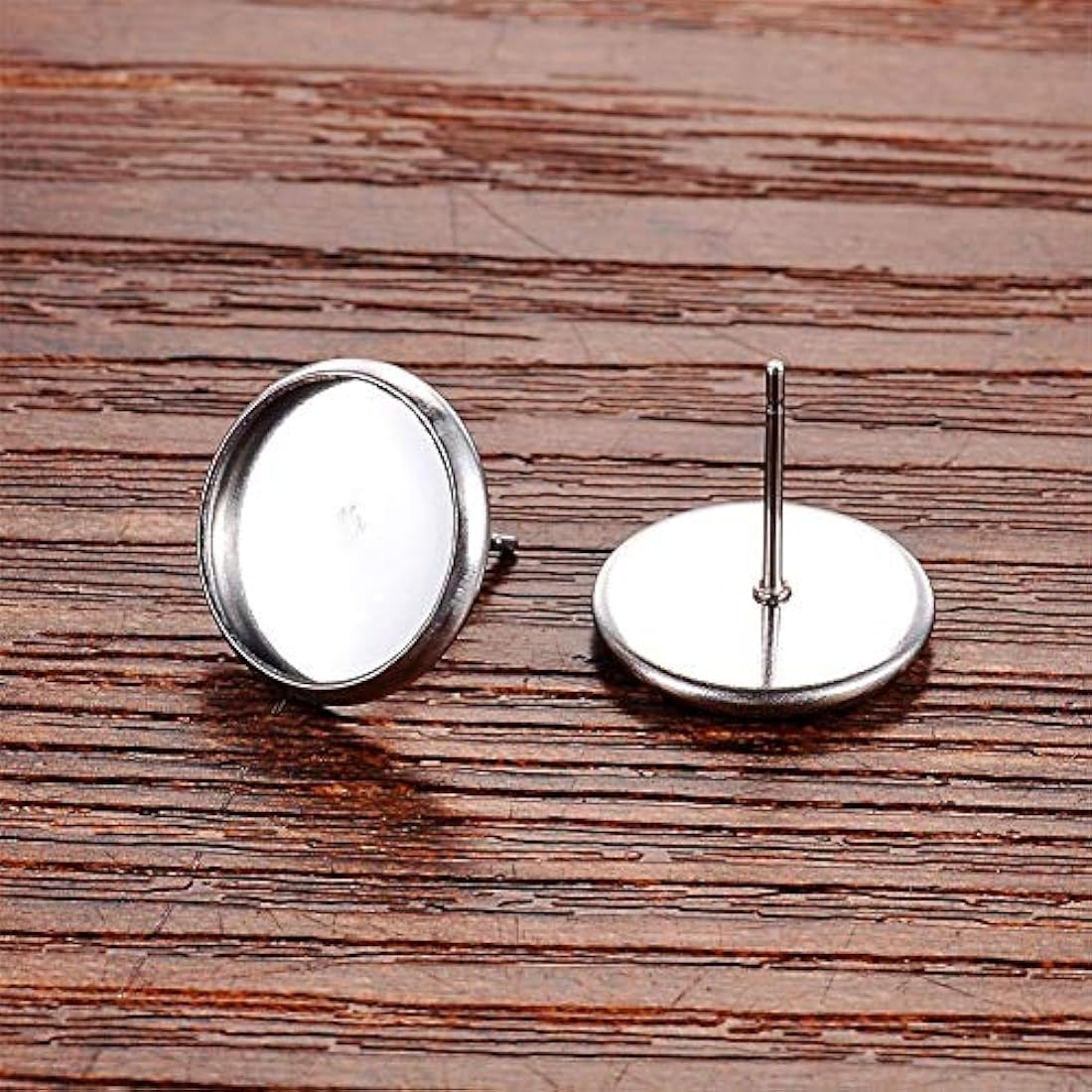 Housweety - Juego de 30 pendientes de acero inoxidable