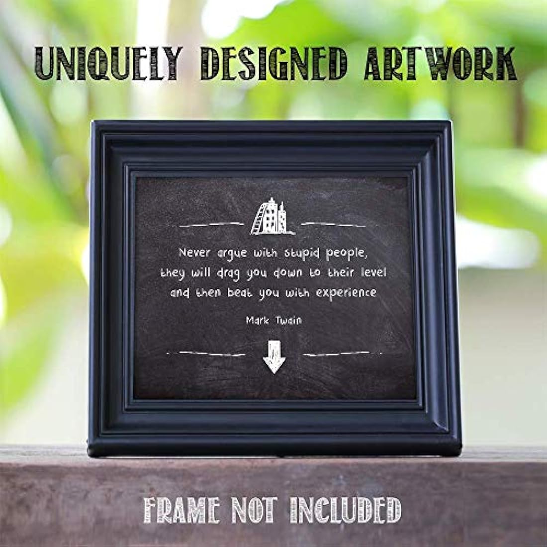 Arte de la pared sin marco