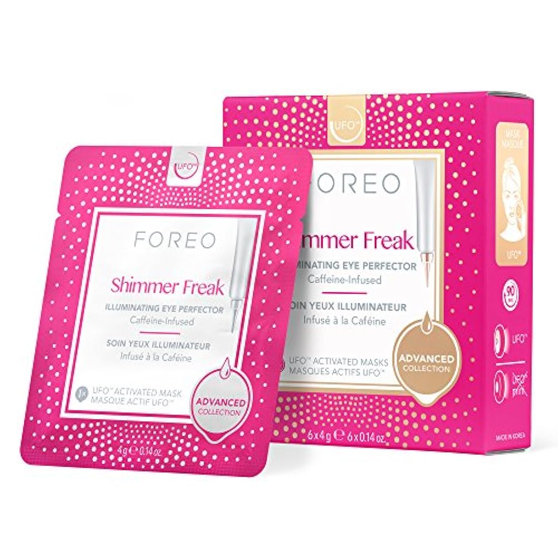 Máscara activada por ovni de 6 piezas