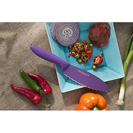 cuchillo para cítricos, Cuchillo festoneado