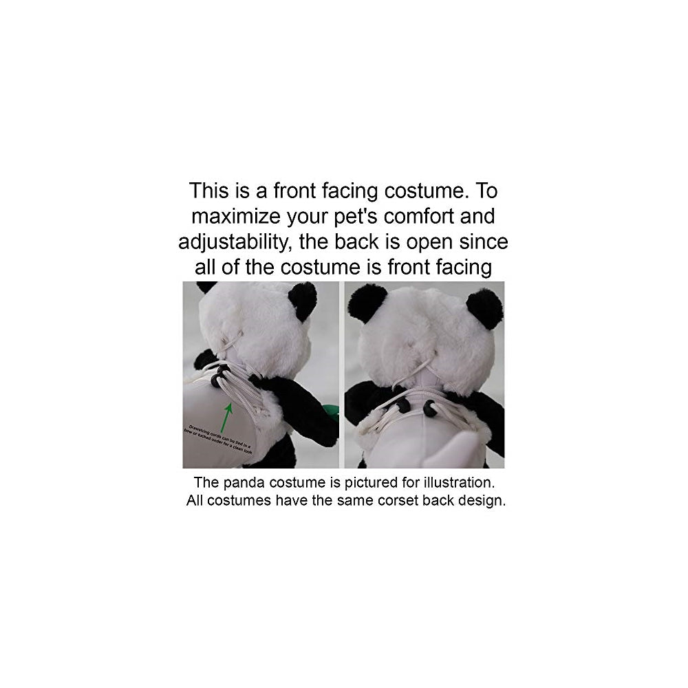 Disfraces de oso panda para perro talla M