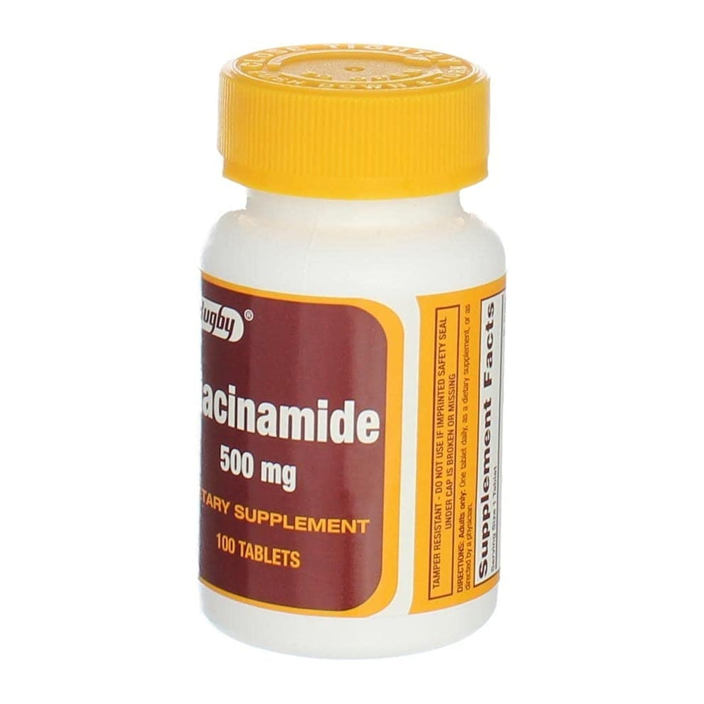 Suplemento Niacinamida 500 miligramos 100 tabletas