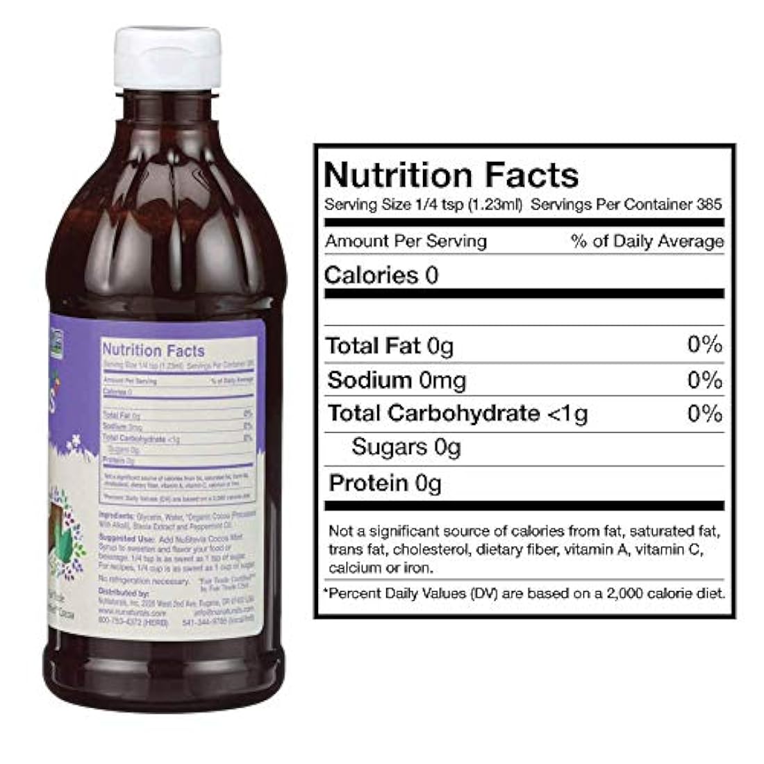 Suplemento dietético NuStevia, 16 onzas líquidas, 1, 1