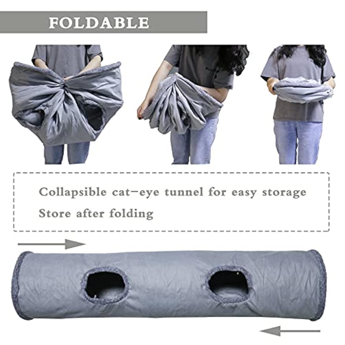 Juguetes para gatos en forma de Túnel