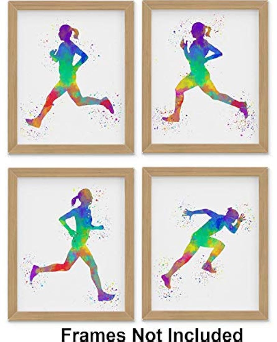 4 impresiones decorativas para pared sin marco