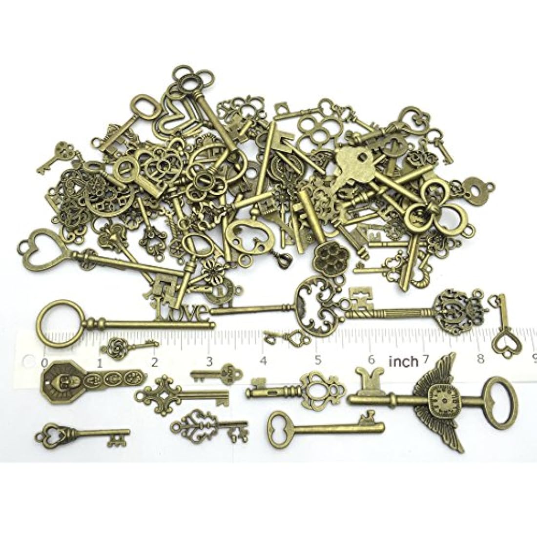 JIALEEY - Llaves de esqueleto vintage