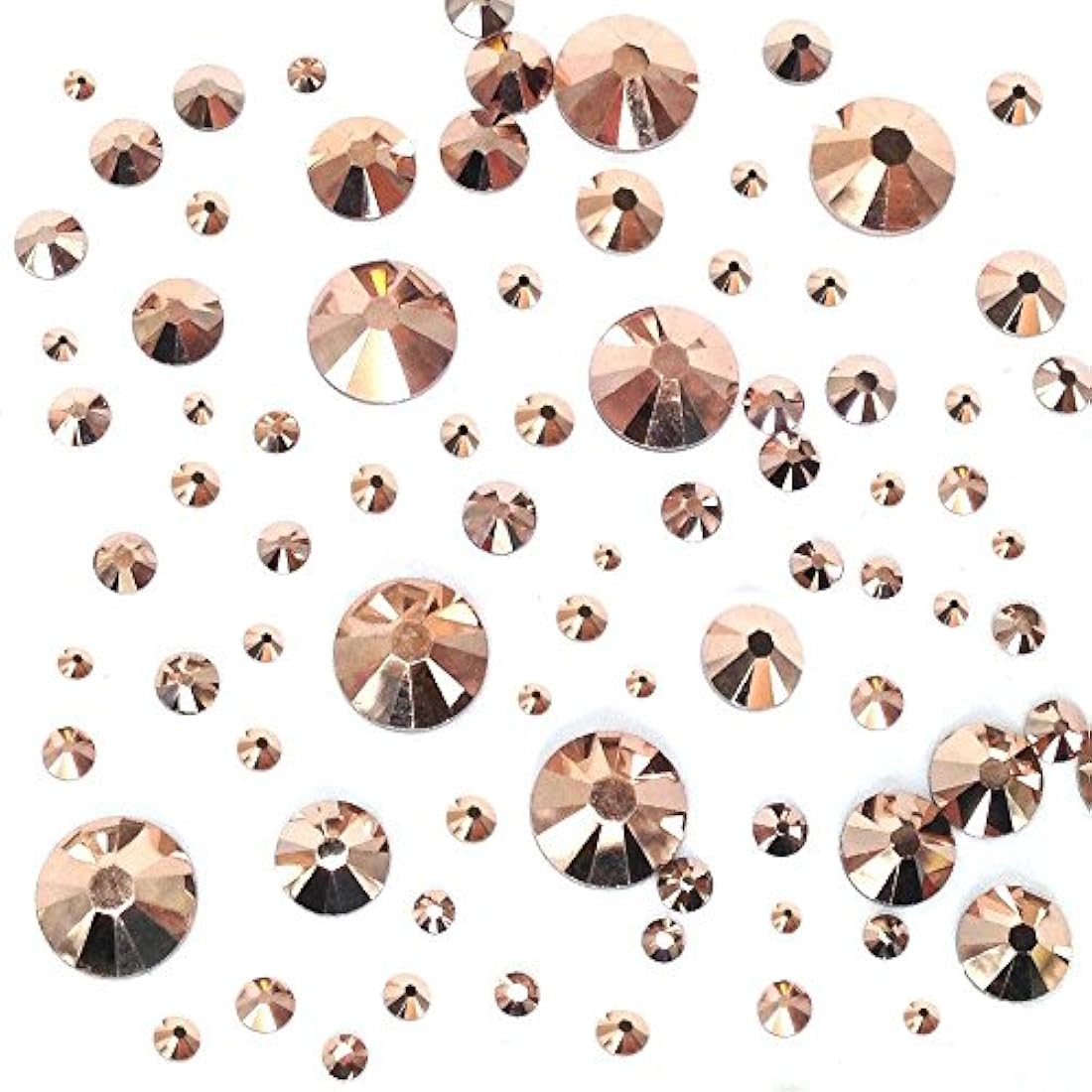 Swarovski Nail Art mezclado con los tamaños s5, ss7, ss9,