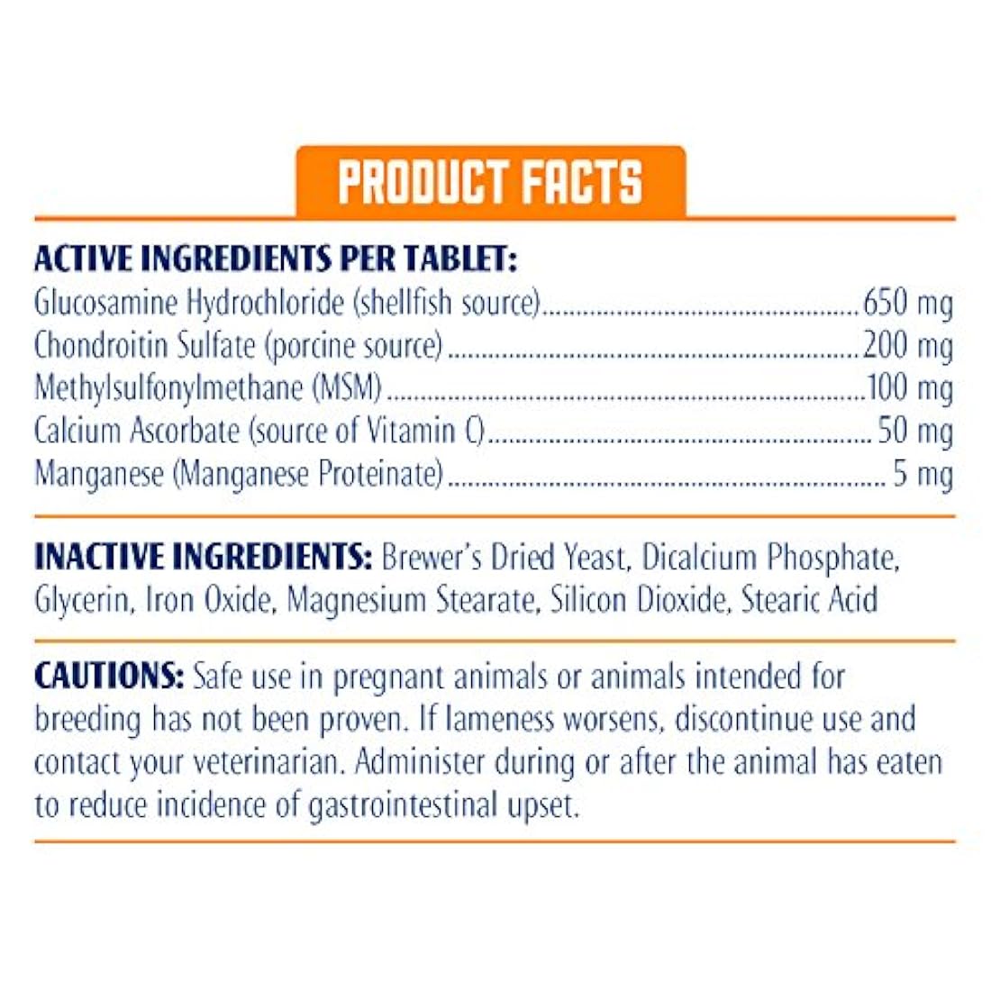 Glucosamina para Perros, Avanzada Cadera y Articula