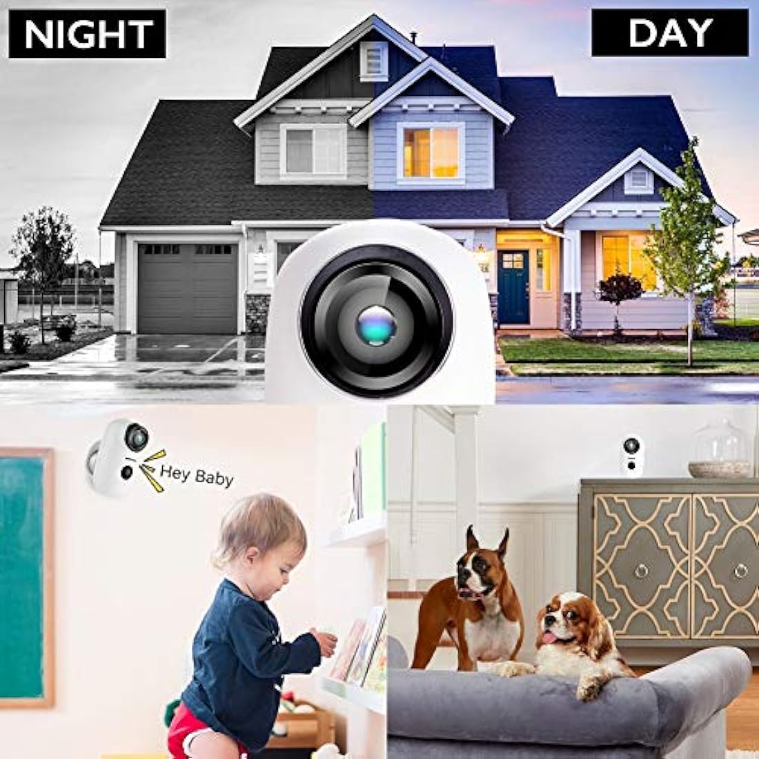 Sistema de seguridad inalámbrico de energía solar para hogar