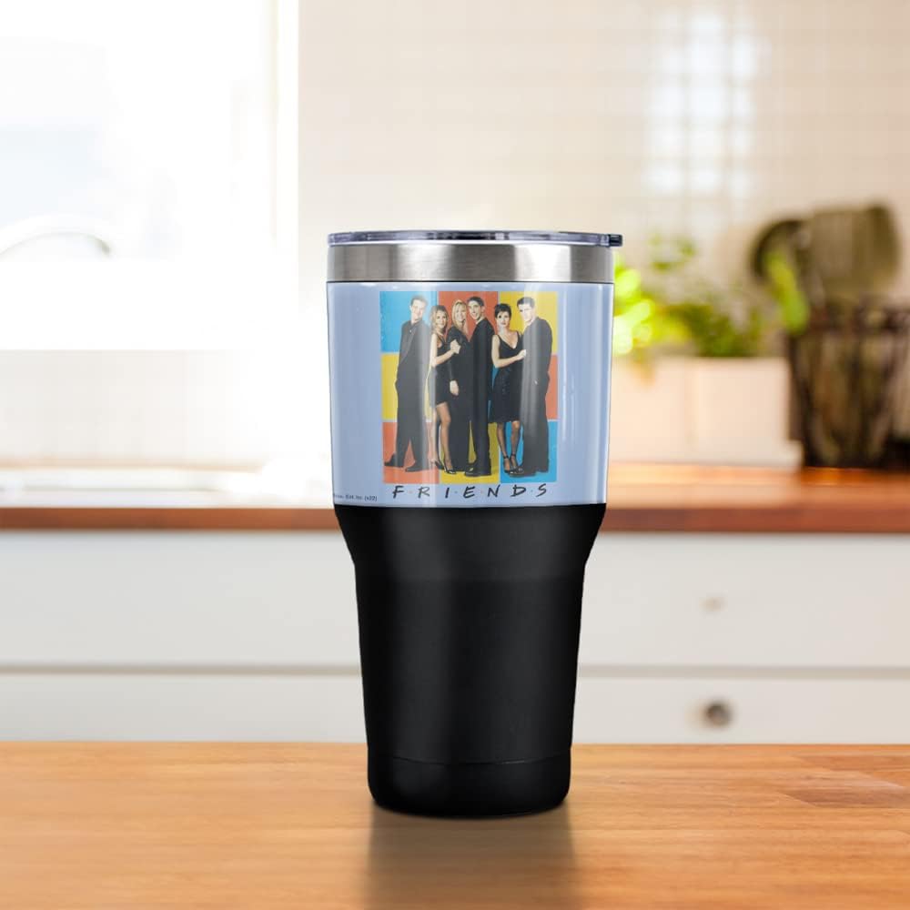 Taza de Acero Inoxidable LOGOVISION 30 oz con tapa deslizante