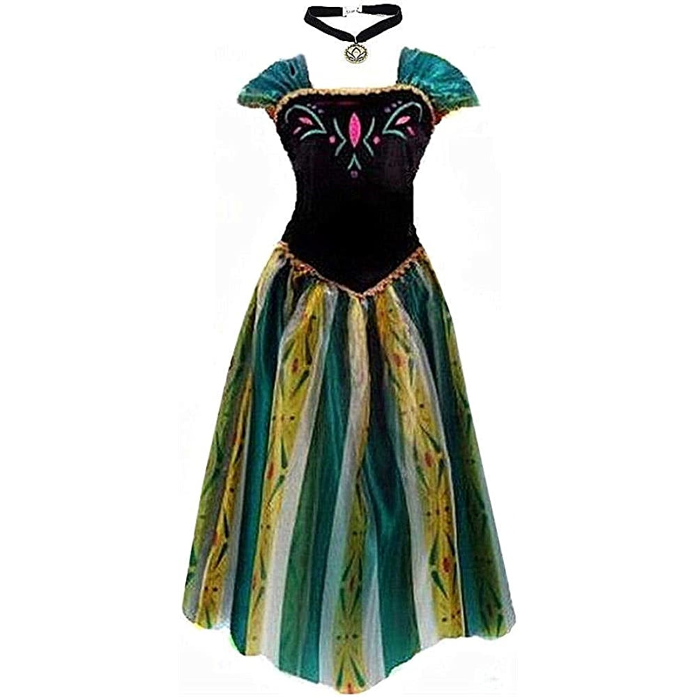 Disfraz de princesa para mujer de Anna talla XXL