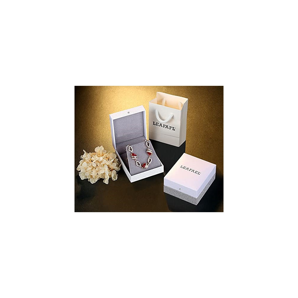 Pulseras y tobilleras de eslabones con cristales